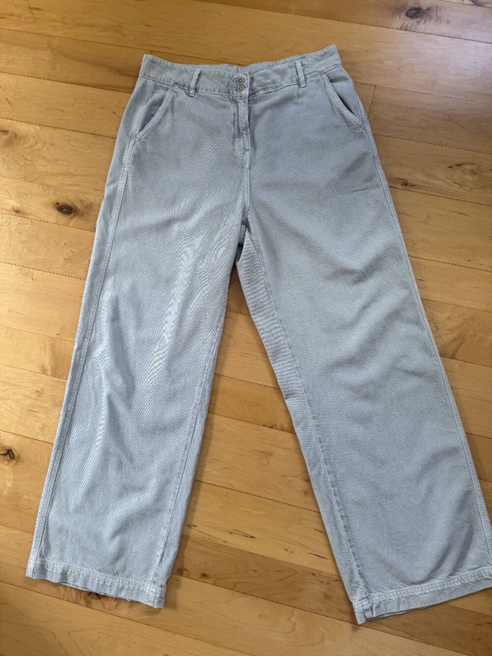 POETRY Cotton and Tencel Jeans, Light Wash, US Size 10